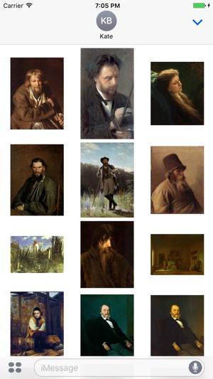 Ivan Kramskoy Artworks Stickers(圖3)-速報App