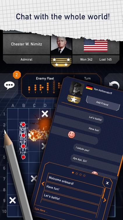 Fleet Battle: a Sea Battle game screenshot-3