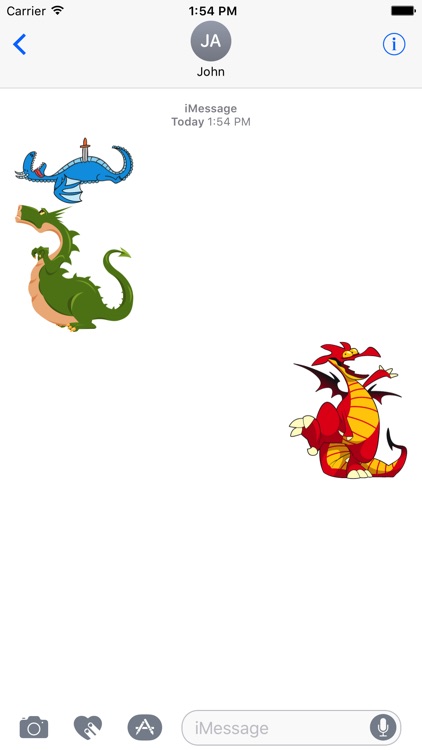 Cute Dragon Sticker for iMessage