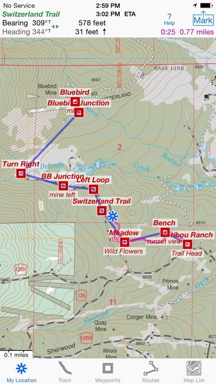 i Hike GPS : USA + SE & SW Canada Topo Maps