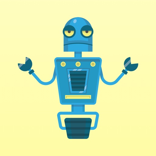 Robots - Cute Colorful Stickers