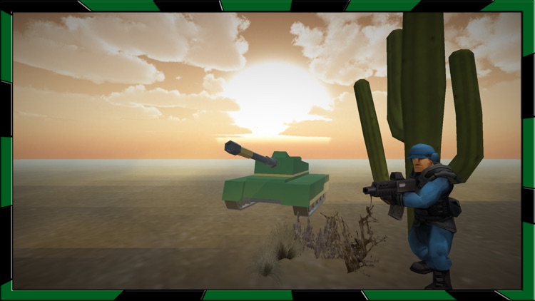 Military Warzone of Tank Cannon Shooting Simulator