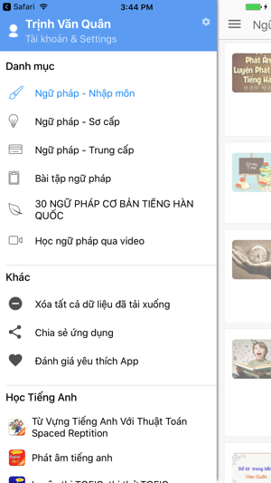 Ngữ Pháp Tiếng Hàn(圖4)-速報App