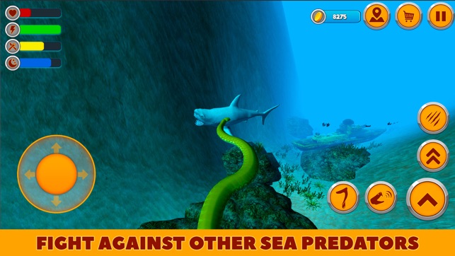 Sea Serpent Monster Attack Snake Simulator(圖3)-速報App