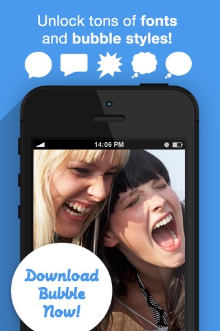 Bubble+ Add Speech Captions & Quotes to Photos - náhled