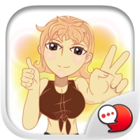 Lady Isan cute cute Stickers Keyboard By ChatStick