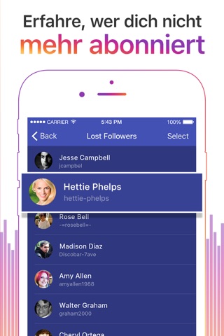 Followers Tracker for Instagram - Get Likes Report screenshot 2