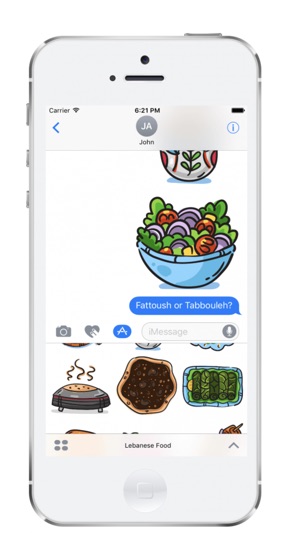 Lebanesy Food stickers by MissChatZ for iMessage(圖3)-速報App