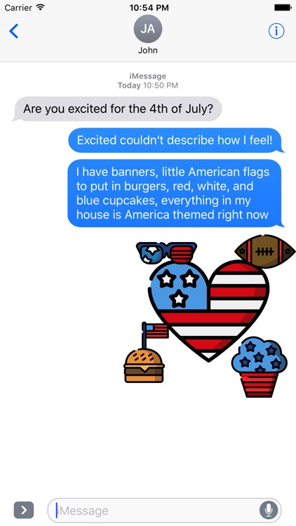 Fourth of July Sticker Pack