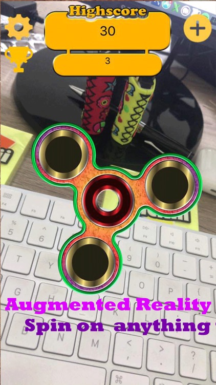 Fidget Spinner simulator + AR camera simulator Pro