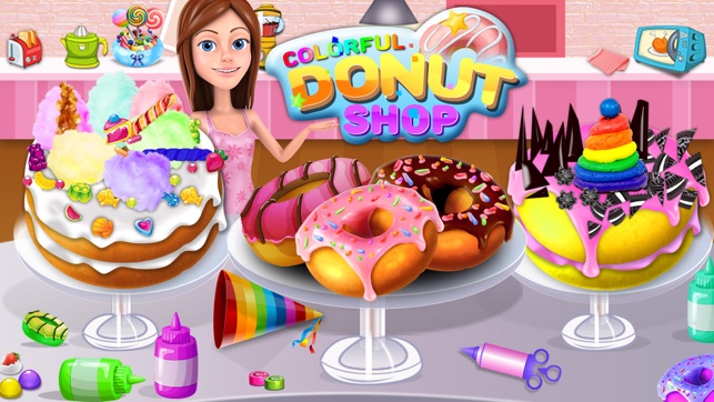 Rainbow Unicorn Donut Maker! Master Dess