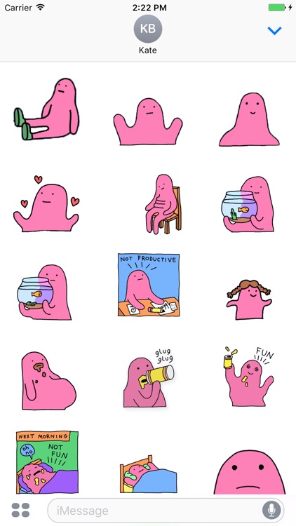 Doodle Blob! Stickers