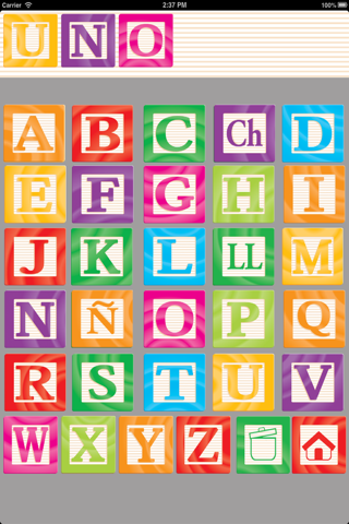 spanish letters and numbers - náhled