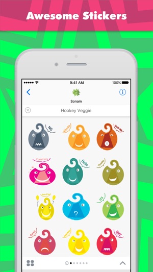 Hookey Veggie stickers by Sonam(圖1)-速報App