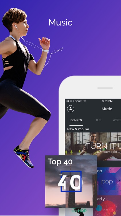 Fit Radio - Workout Music, Running, Cardio Coach screenshot-3