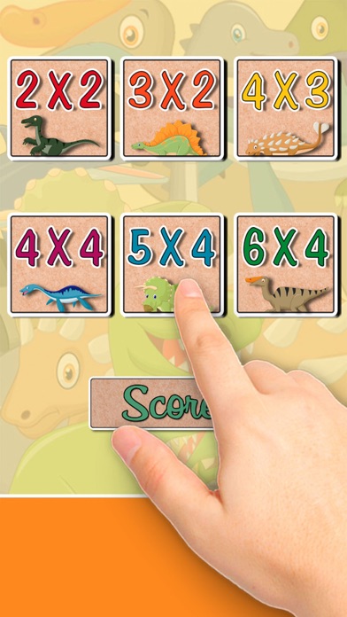 How to cancel & delete Dinosaurus Find the Pairs Learning & memo Game from iphone & ipad 2