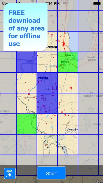 Aqua Map Illinois IL Lakes HD- GPS Nautical Charts screenshot-4