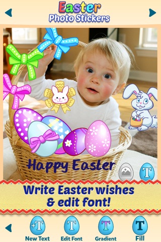 Easter Photo Stickers: Cute Stamps for Pictures screenshot 4