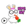 Animated Adorable Rabbit Stickers