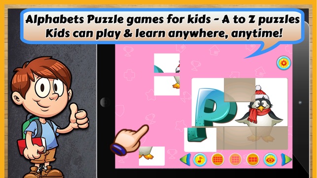 Alphabets Learning Puzzle Games(圖5)-速報App