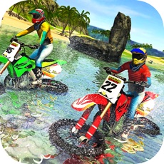 Activities of Beach Water Surfer Bike Racing - Motorbike Riding