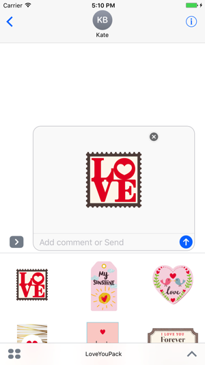 Love You Cards - Best stickers pack(圖4)-速報App