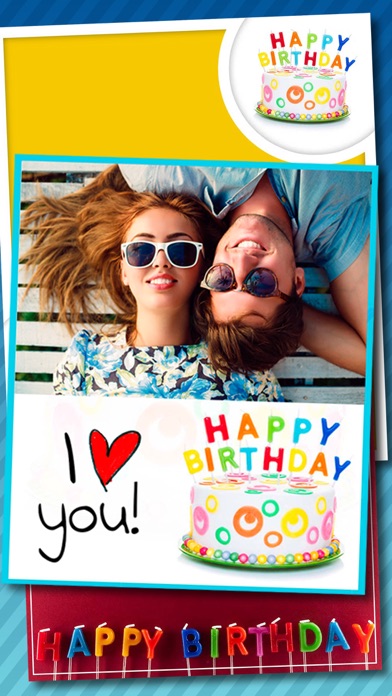 How to cancel & delete Birthday greeting cards photo editor – Pro from iphone & ipad 1