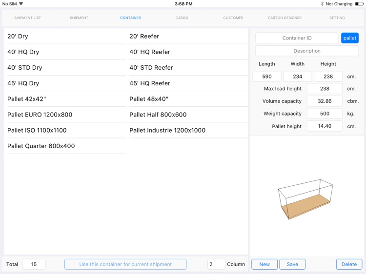 Cargo Optimizer Pro for iPad screenshot-4