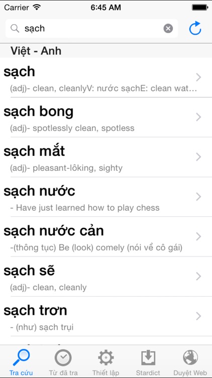 Từ điển (Vietnamese Dictionary) screenshot-4