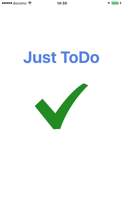 Just ToDo - 超手軽なToDoリスト -のスクリーンショット3 Just ToDo - 超手軽なToDoリスト -のスクリーンショット3