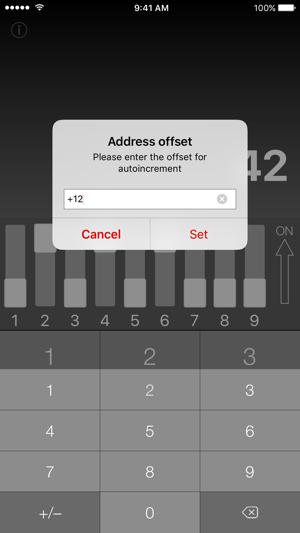 Binary Dip Switch Address Chart