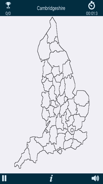 Geogems England Counties Map Quiz