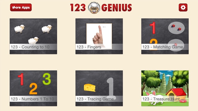 123 Genius First Numbers & Counting Game for Kids(圖1)-速報App