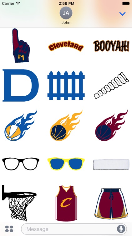 Cavaliers Basketball Stickers