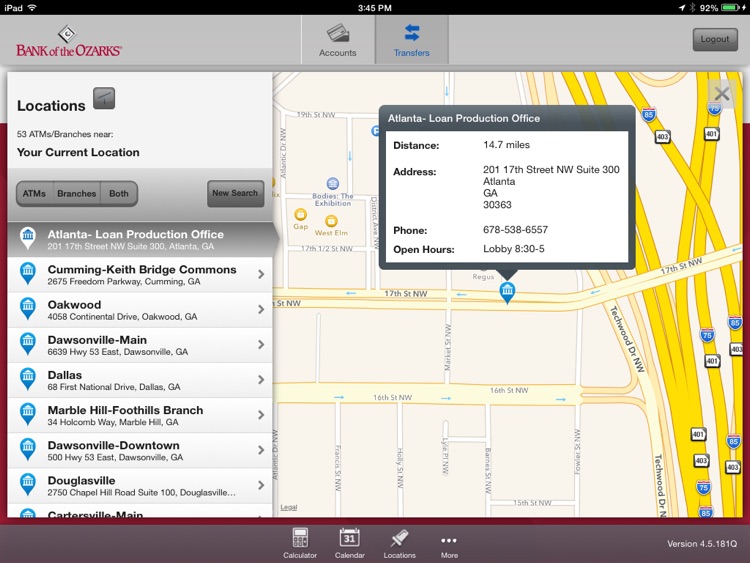 Bank of the Ozarks Mobile for iPad screenshot-4