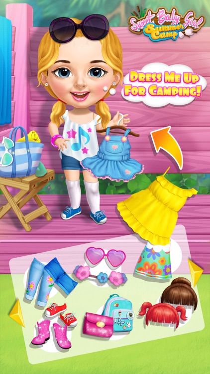 Sweet Baby Girl Summer Camp - Kids Camping Club