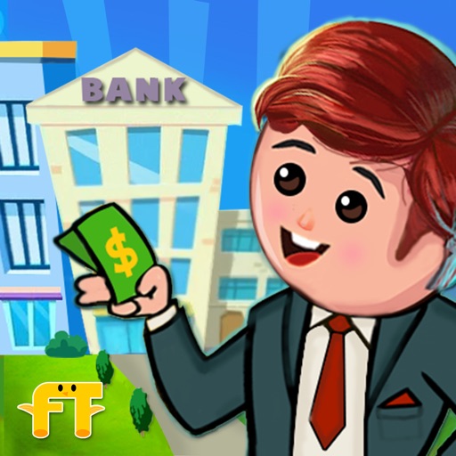 Kids City Bank Job Simulator: Cash Management Game Icon