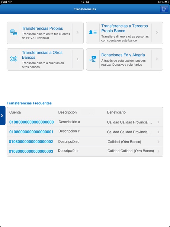 BBVA Provinet Móvil | Venezuela para iPad screenshot-4