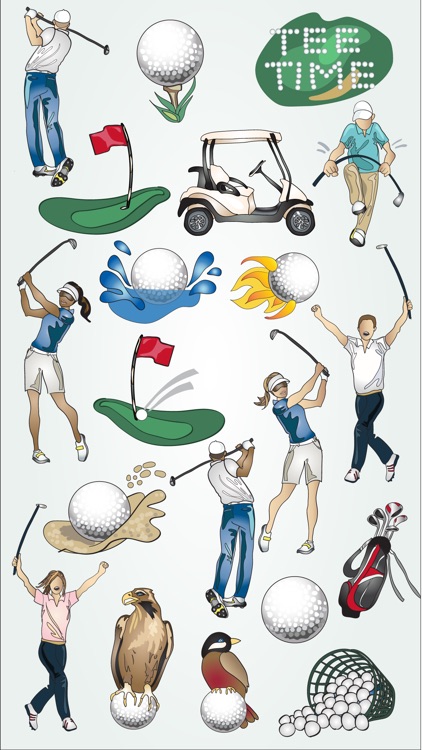 Golf Stickers & Emojis