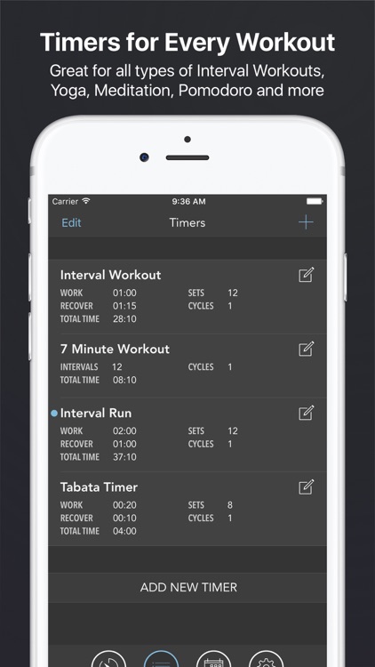 Intervals - Workout Interval Timer