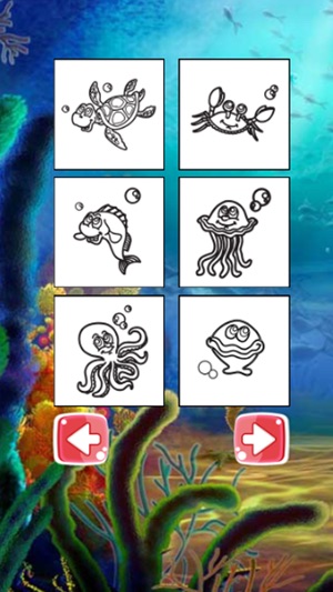 E-Book Ocean Coloring-Paint Aquatic Animals Pages(圖2)-速報App