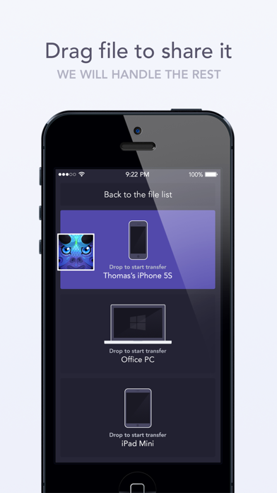 Instashare - Transfer files the easy way, AirDrop for iOS & OSX Screenshot 2
