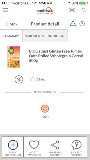 Gluten free food checker by Coeliac UK(圖5)-速報App