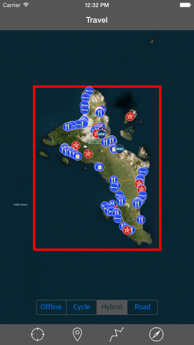 MAHE (SEYCHELLES) – GPS Travel Map Offline Navigator Screenshot 1