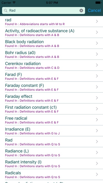 Physics Chemistry Abbr & Defs