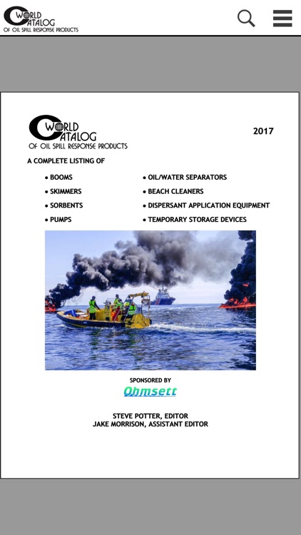 World Catalog of Oil Spill Response Products