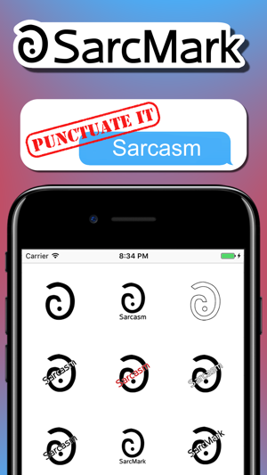 SarcMark - Sarcasm Punctuation Stickers