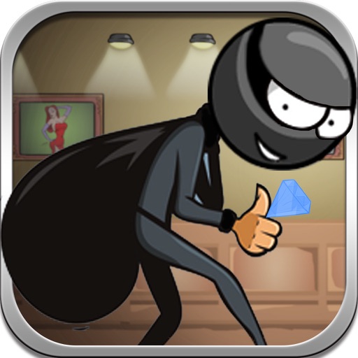 Thief Steal Diamond from Museum iOS App