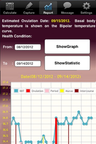 BodyTemp and Period Monitor screenshot 2