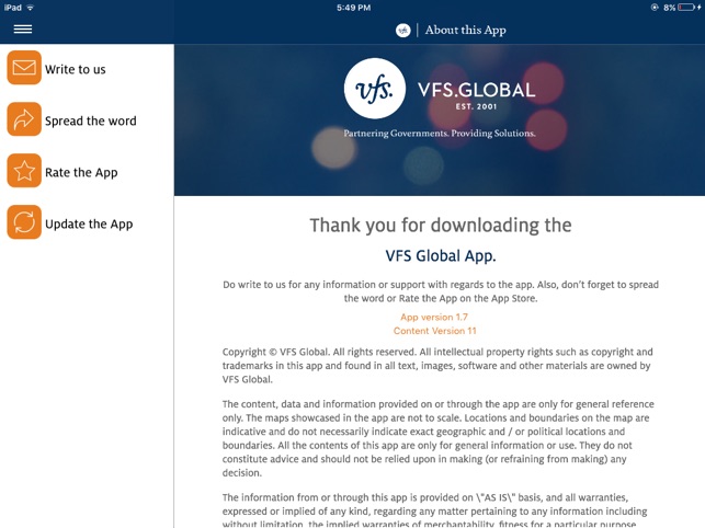 VFS Global App for iPad(圖5)-速報App